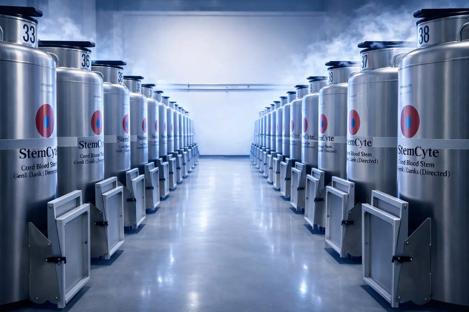 StemCyte cryogenic storage tanks